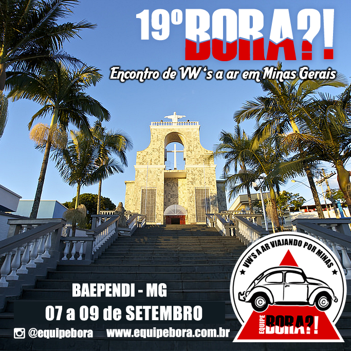 19º Bora?! - 07 a  09 de Setembro de 2018